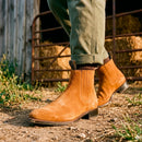 Kit Bota Masculina Pampa de Cuero Legítimo con Plantilla Ortopédica + 4 REGALOS: Vaso, Billetera, Cinturón y Sombrero