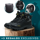Kit de Bota Masculina Safety en cuero legítimo 100% (impermeable y antideslizante) + 3 regalos por tiempo limitado