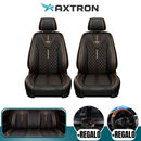 Funda para Auto Revox Universal en Cuero Legítimo con Airbag Integrado + REGALO: Alfombra y Funda para Volante