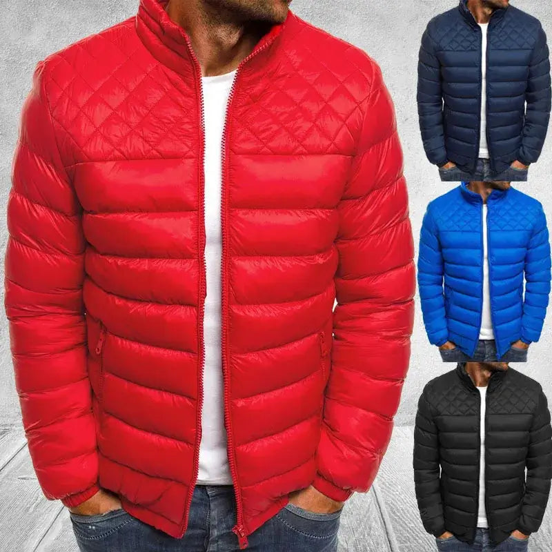 Campera ComfortFit Hombre – Algodón Térmico con Cuello Alto