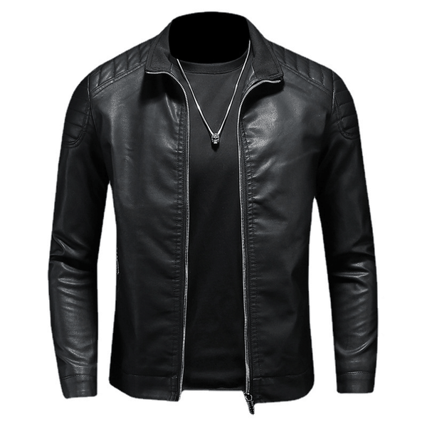Campera de Cuero Slim para Hombres