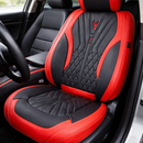 Funda para Auto Hunder Universal en Cuero Legítimo con Airbag Incorporado + REGALO: Alfombra y Funda para Volante